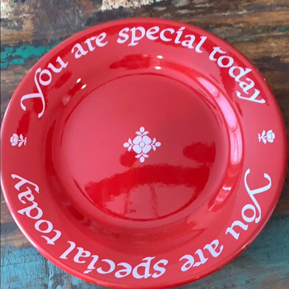 You are special today plate. Brand new